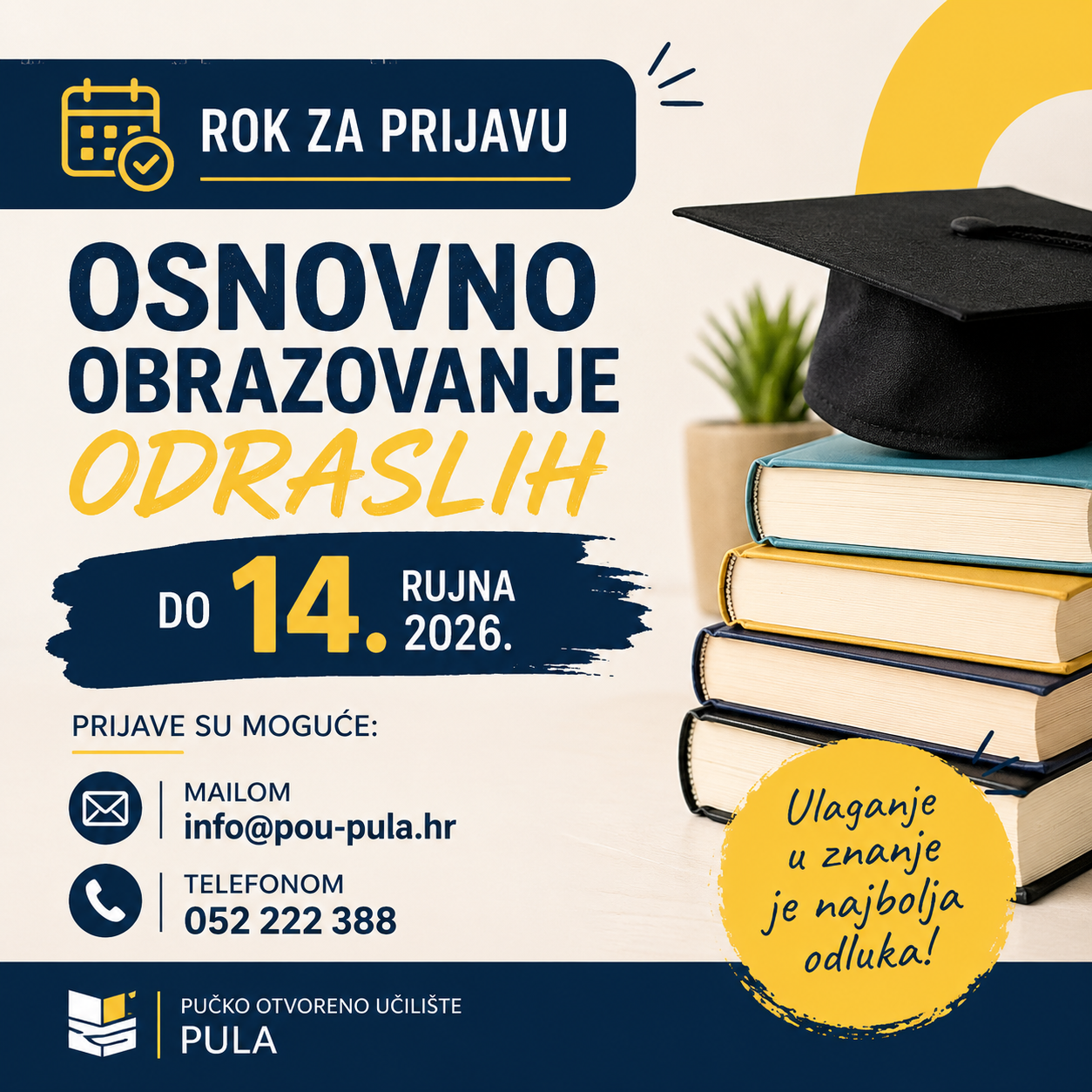 osvnovno obrazovanje odraslih